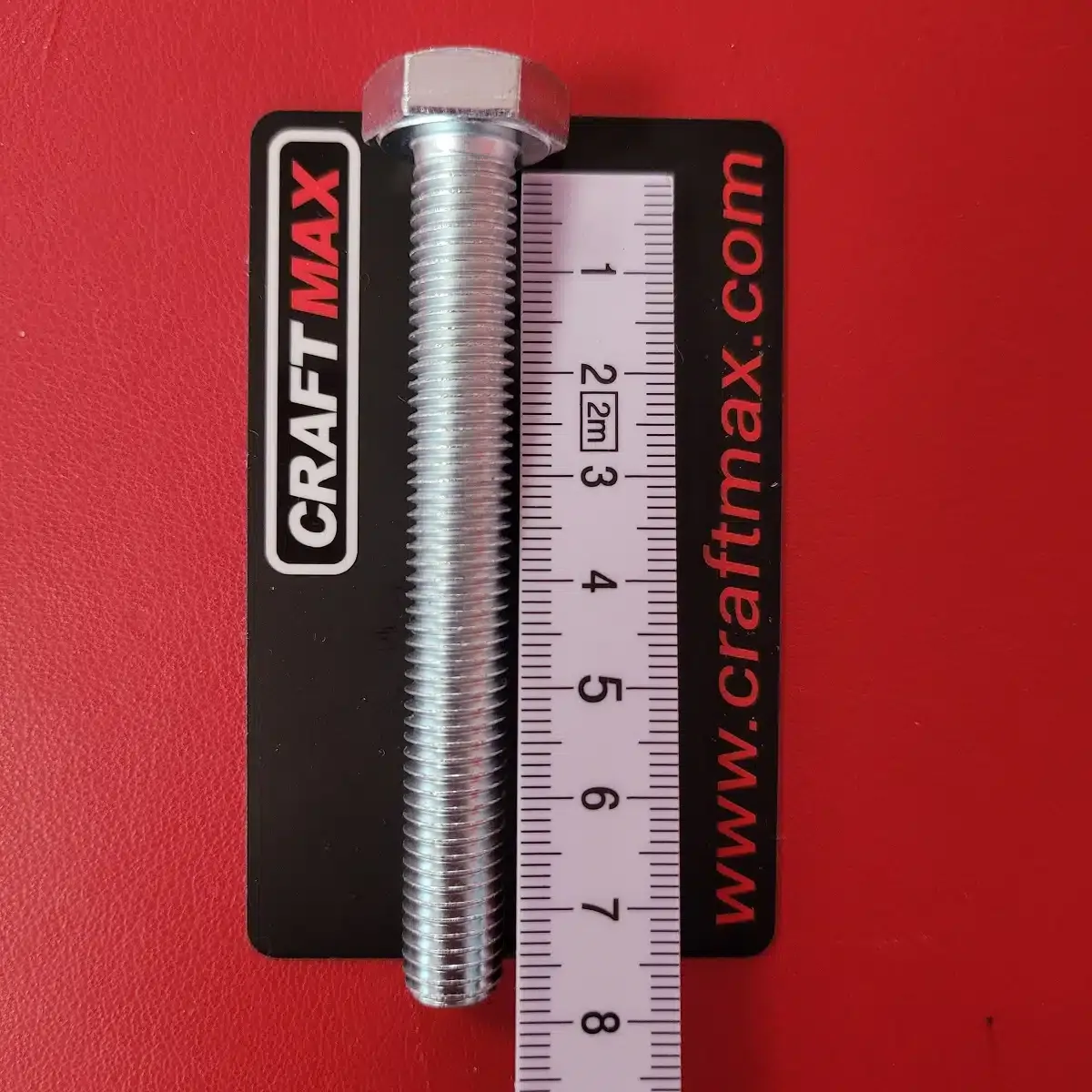 Schrauben Befestigungs-Set für Klemmbügel-Halter mit selbstsichernde Mutter, Schraubenlänge 80mm – Bild 2