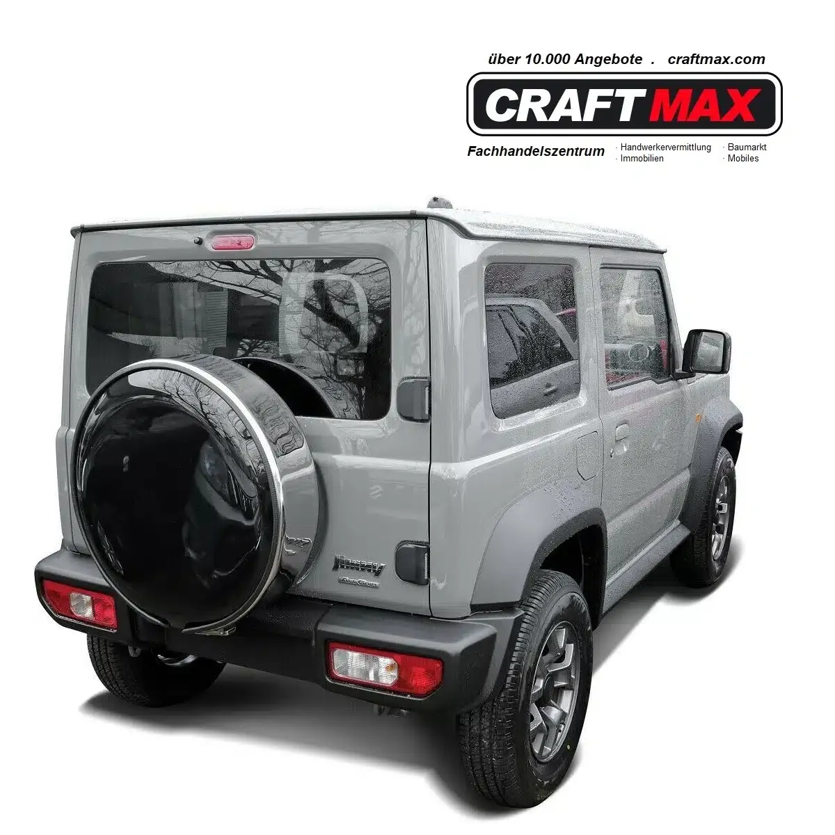 Reserveradcover, Ersatzradabdeckung aus Edelstahl für 205 – 225/75 R15 – Tiefe: 195 mm Durchmesser: 730 mm – Bild 3